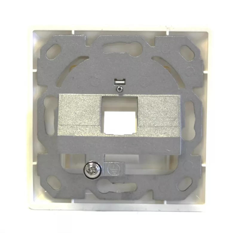 EFB Elektronik 1-portová rámová sada pre keystone moduly, DIN 49075, čistobiela (RAL 9010)