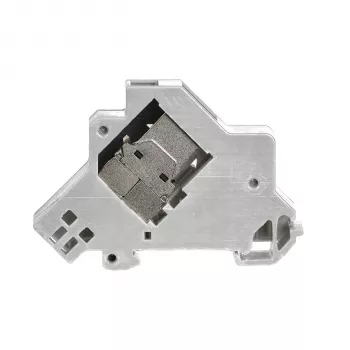 EFB Elektronik držiak keystone modulu 1-port, pre lištu DIN v rozvodných krabiciach, plast, biely (RAL 9010)