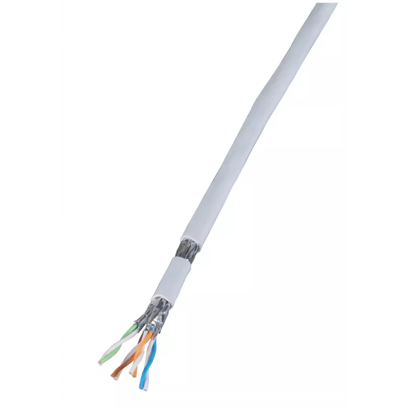 EFB Elektronik patch kábel Cat.7 PiMF UC900MHz SS26 4P FRNC-B sivý 100m - sieťový - CAT 7 kábel/RJ45 konektor samec