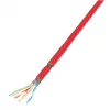 EFB Elektronik Cat.7 PiMF patch kábel UC900MHz SS26 4P FRNC-B červený 100 m - sieťový - CAT 7 kábel/RJ45 konektor samec