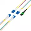 EFB ELEKTRONIK MPO-PLUS/APC(F)-LC trunk kábel OS2 8 vlákien Typ B LSZH žltý 5 m