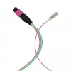 EFB ELEKTRONIK MPO-PLUS(M)-LC fanout kábel OM4 12 vlákien Typ B LSZH Erika-Violett 0,4 m