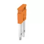 Weidmüller ZQV 10N/2 priečny prepojovač, 2-pólový, oranžová, 1000V, 57A