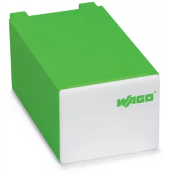 WAGO 709-591 19-palcový zásuvkový modul rozvádzača 2U 250mm úžitková hĺbka svetlosivý RAL 7035