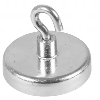 Eichner magnetický háčik strieborný, kov Ø 3,6 x 1,7 cm, 5 ks