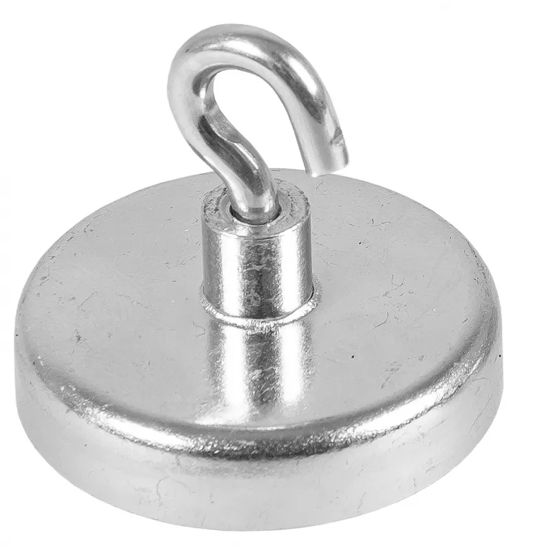 Eichner magnetický háčik strieborný, kov Ø 3,6 x 1,7 cm, 5 ks