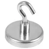 Eichner magnetický háčik strieborný, kov Ø 3,6 x 1,7 cm, 5 ks