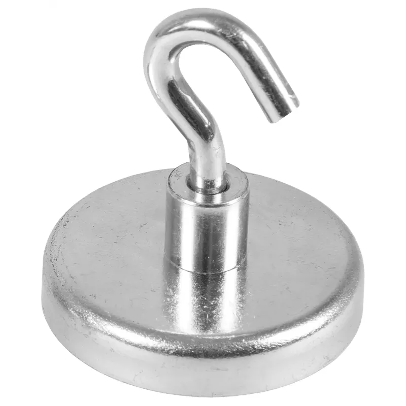 Eichner magnetický háčik strieborný, kov Ø 3,6 x 1,7 cm, 5 ks