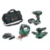 BOSCH PSR 1800 Li-2 + PST 18 Li + AdvancedOrbit 18 súprava akumulátorového náradia 18 V, 2 akumulátory (06039A310W)