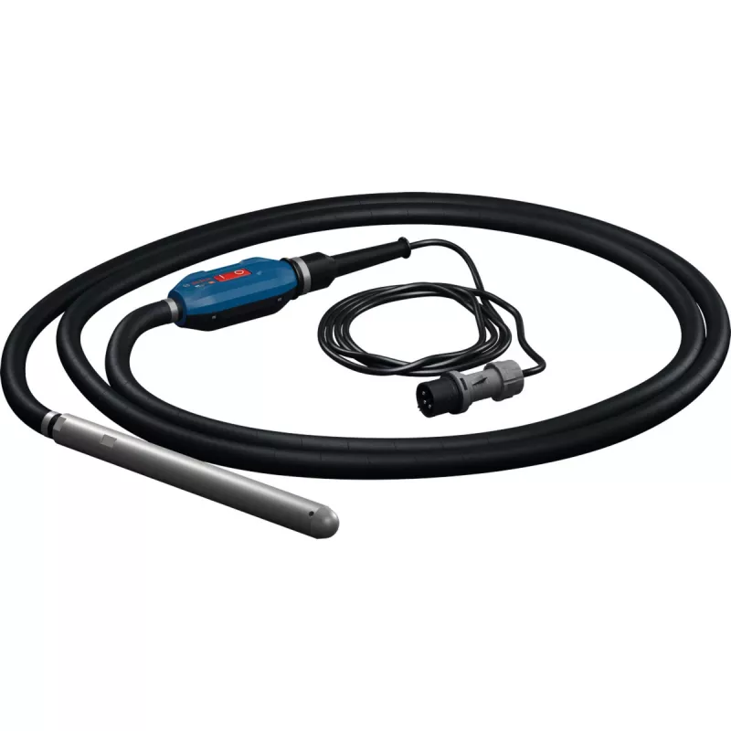 BOSCH POWERTOOLS PRO GDI38-500 ponorný vibrátor na betón (čierna/modrá, 38 mm hlava vibrátora)