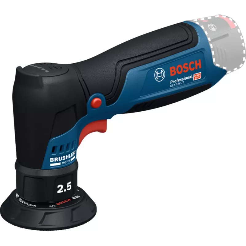 BOSCH PowerTools GEX 12V-75 excentrická brúska (v kartóne)