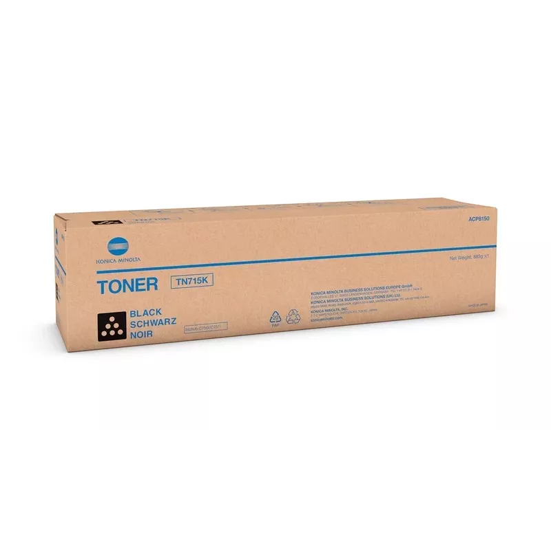 Konica Minolta TN-715K tonerová kazeta čierna ACP8150 pre Bizhub C750i/C650i