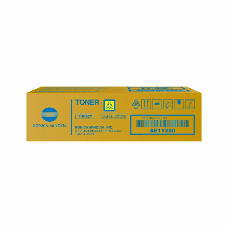 Konica Minolta TNP-92Y žltá tonerová kazeta AE1Y250 pre bizhub C3120i