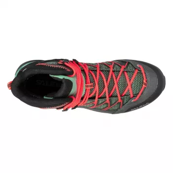 Salewa Mountain Trainer Lite Mid GTX dámske turistické topánky - zelená (Malta/Lagoon) veľkosť 36,5