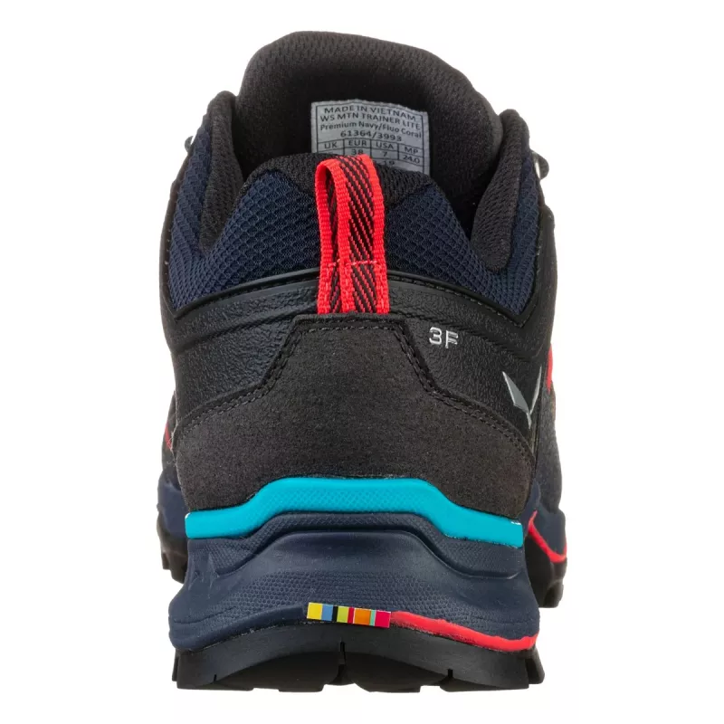 Salewa Mountain Trainer Lite dámska prístupová topánka - Premium Navy/Fluo Coral - veľkosť EU 40,5