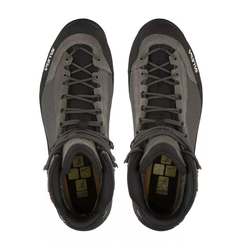 SALEWA Crow GTX horolezecké topánky - Wallnut/Fluo Orange