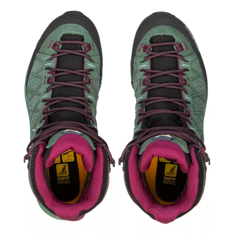 SALEWA dámske Alp Trainer 2 Mid GTX turistické topánky Green-Rhododendon UK 6.5 (EU 40)