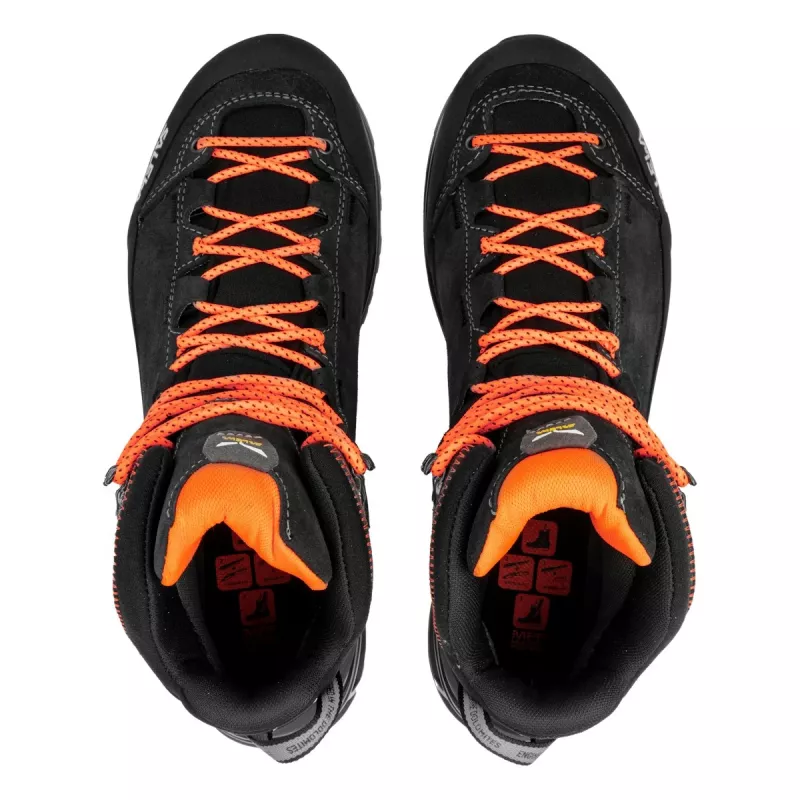 SALEWA MTN Trainer 2 Mid GTX turistické topánky - Onyx/čierna - UK 10 (EU 44,5)
