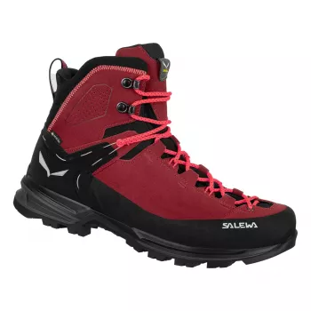 Salewa MTN Trainer 2 Mid GTX dámske turistické topánky - Red Dahlia/čierna - UK 5 (EU 38)