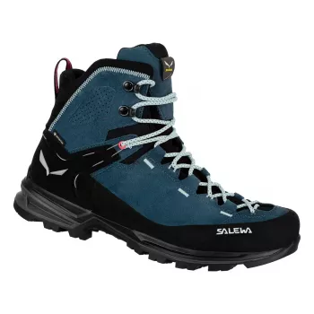 SALEWA dámske Mtn Trainer 2 Mid GTX turistické topánky - Dark Denim/Black - UK 6.5 (EU 40)