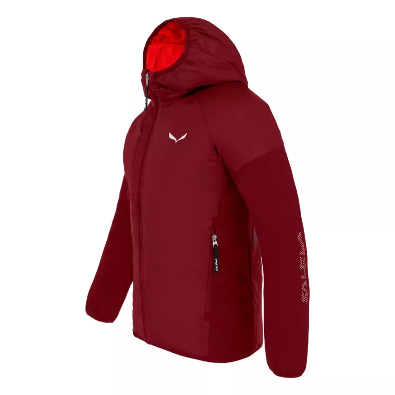 Salewa Ortles Hybrid TWR detská zateplená bunda Syrah