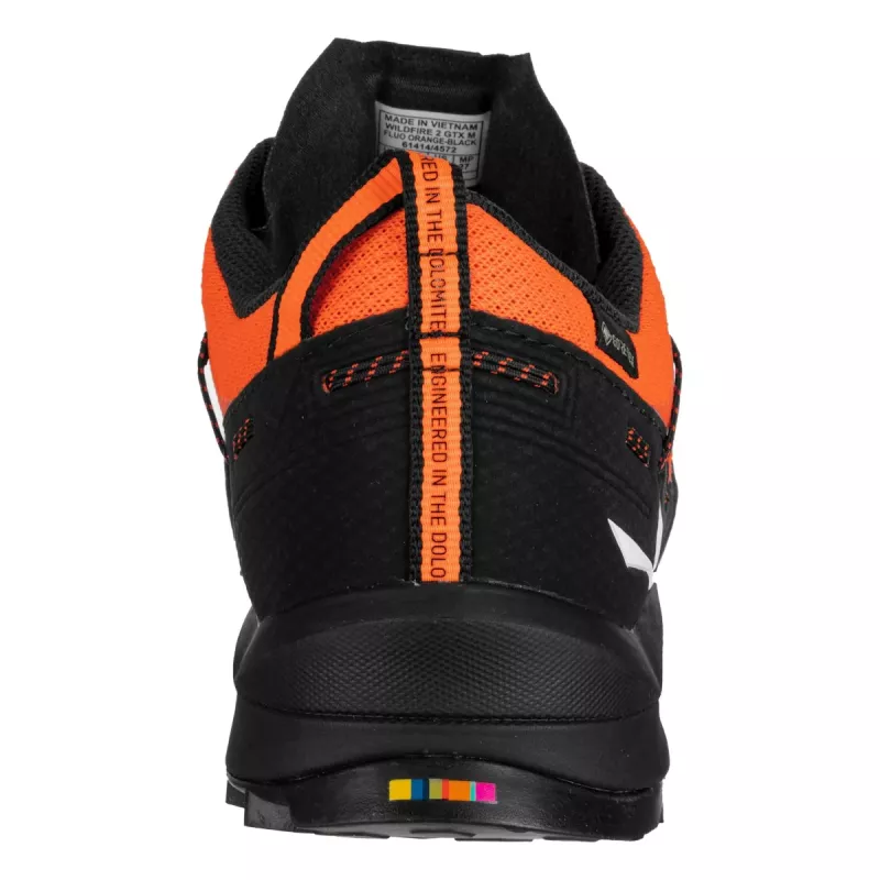 Salewa Wildfire 2 GTX prístupová obuv - Fluo Orange/čierna, veľkosť EU 46,5