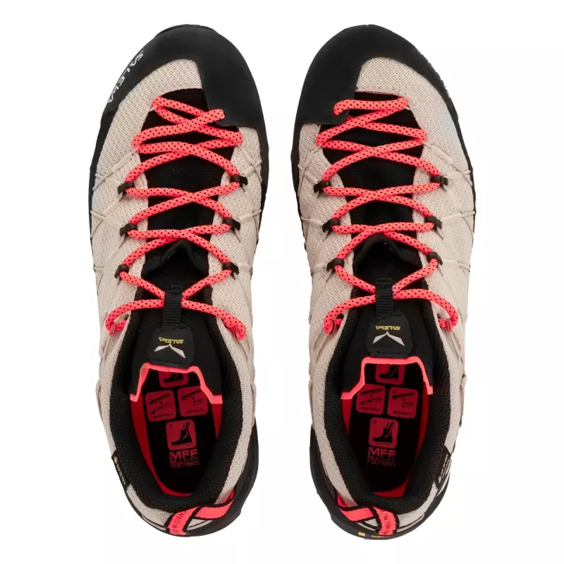 Salewa Wildfire 2 GTX dámska prístupová obuv - Oatmeal/čierna, veľkosť 38