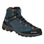 SALEWA obuv Alp Trainer 2 Mid GTX Dark Denim Fluo Orange UK 8,5 (42,5)