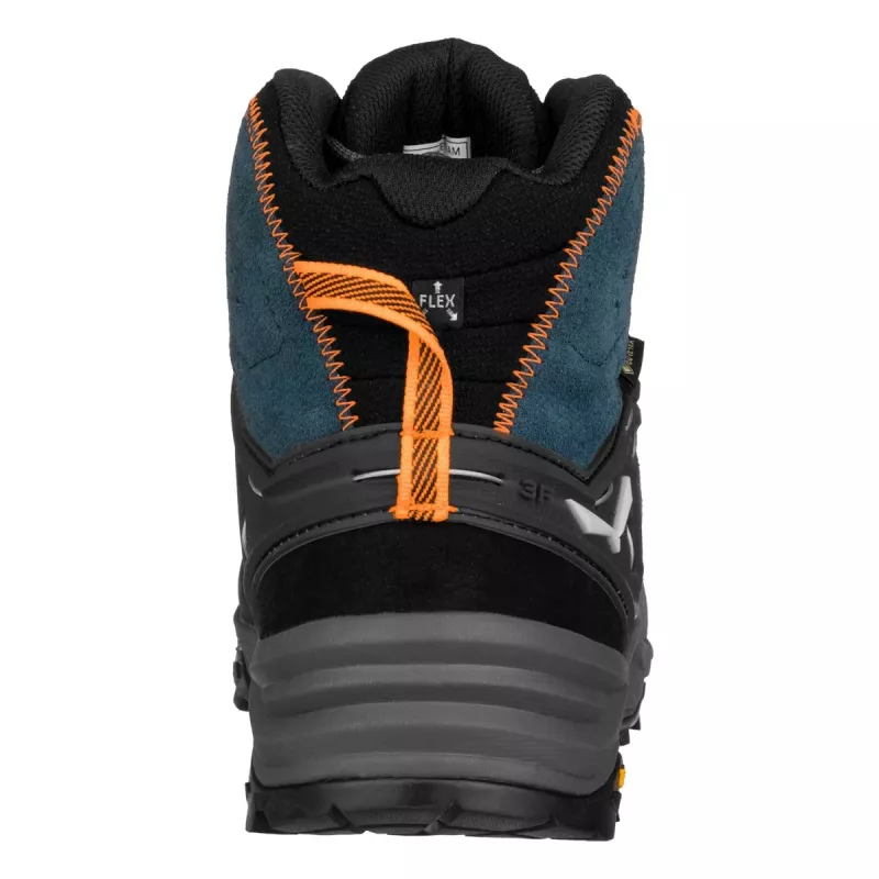 SALEWA Alp Trainer 2 Mid GTX turistická obuv - Dark Denim / Fluo Orange - UK 9 (EU 43)