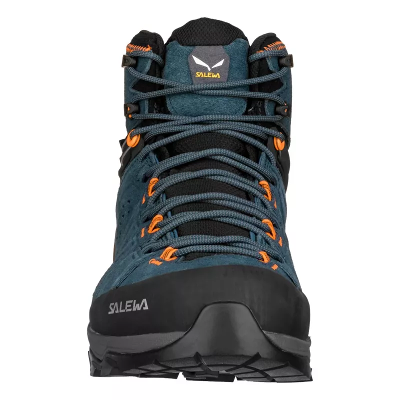 SALEWA Alp Trainer 2 Mid GTX turistická obuv - Dark Denim / Fluo Orange - UK 9 (EU 43)