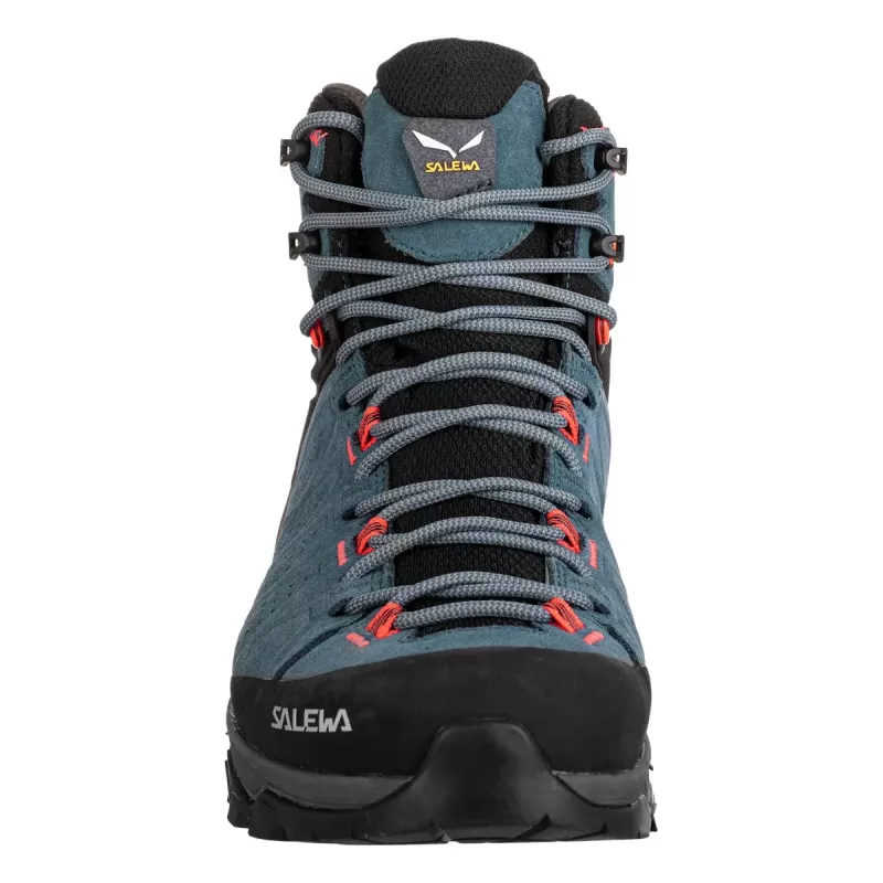 SALEWA Alp Trainer 2 Mid GTX dámske turistické topánky - Java Blue/Fluo Coral - UK 6 (EU 39)