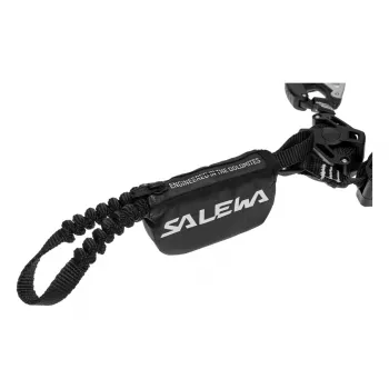 SALEWA Ergo Lanyard zip-black výsuvný lanyard