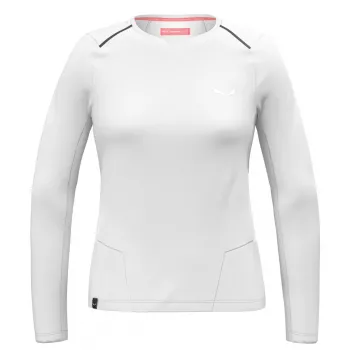 Salewa Pedroc Dry Tee dámske tričko s krátkym rukávom - biela - veľkosť S