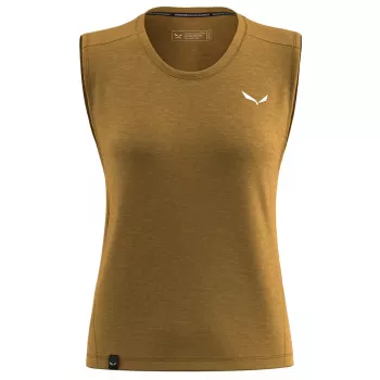 Salewa Eagle Minilogo AM tank top - Golden Brown - veľkosť M
