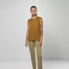 Salewa Eagle Minilogo AM tank top - Golden Brown - veľkosť M