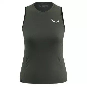 Dámsky Salewa Puez Dry tank top - M, Dark Olive