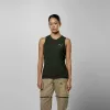 Dámsky Salewa Puez Dry tank top - M, Dark Olive