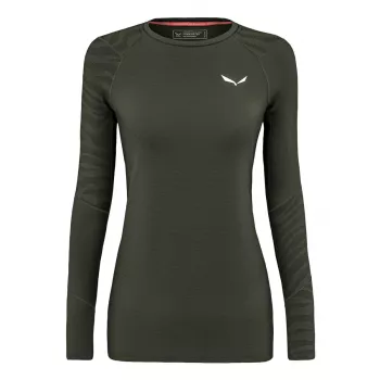 Dámske termotričko Salewa Cristallo - Dark Olive