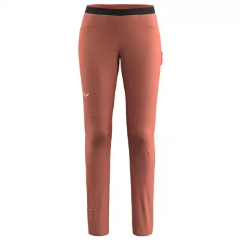 Salewa Agner Light 2 Durastretch dámske lezecké nohavice - Etruscan Red - veľkosť M