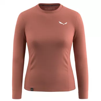 Salewa Puez Dry Tee dámske tričko - Etruscan Red, veľkosť L
