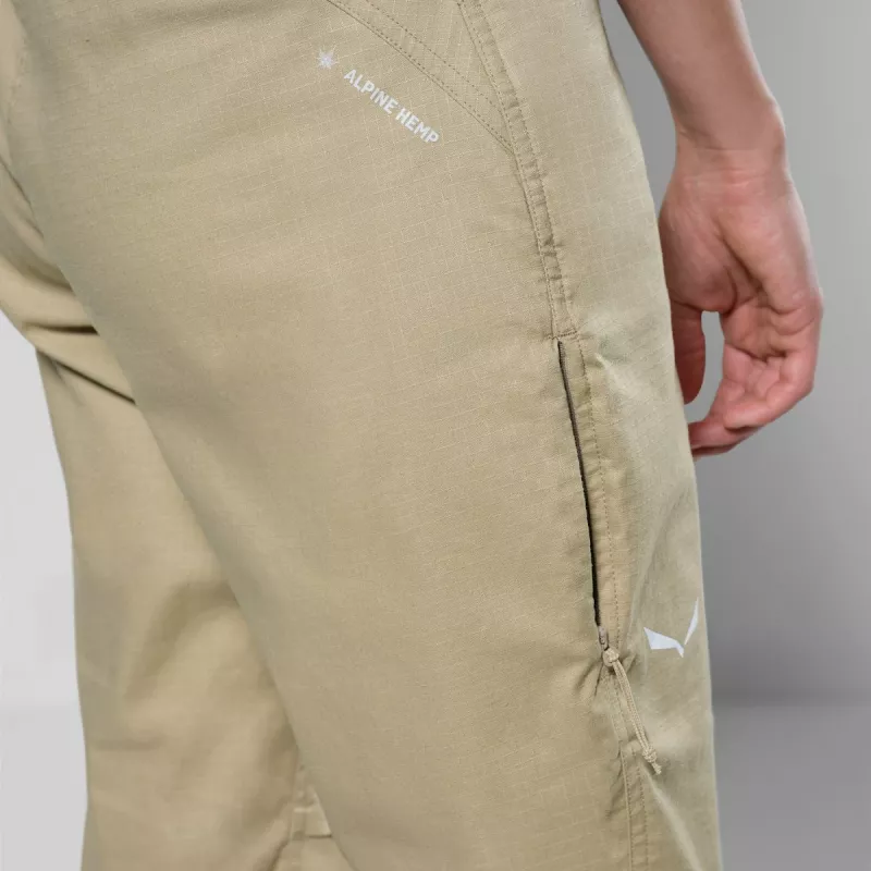 Salewa Agner Hemp Ripstop Pants dámske - Quicksand - veľkosť M
