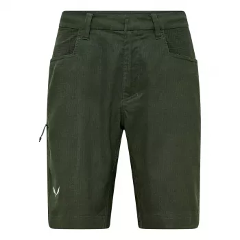 Salewa Agner Hemp Ripstop Shorts - Dark Olive - veľkosť XL