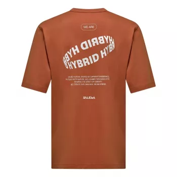 Salewa Eagle Hybrid Loose T-Shirt - Coffee Brown, veľkosť L