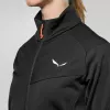 SALEWA Puez Cammino dámske Full-Zip Hoody Black Out veľkosť 36 (S)