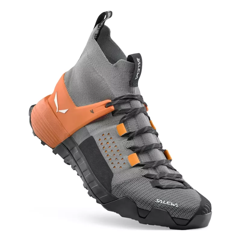 Salewa Wildfire NXT Knit prístupové topánky Alloy/Tumeric UK 9,5 (EU 44)