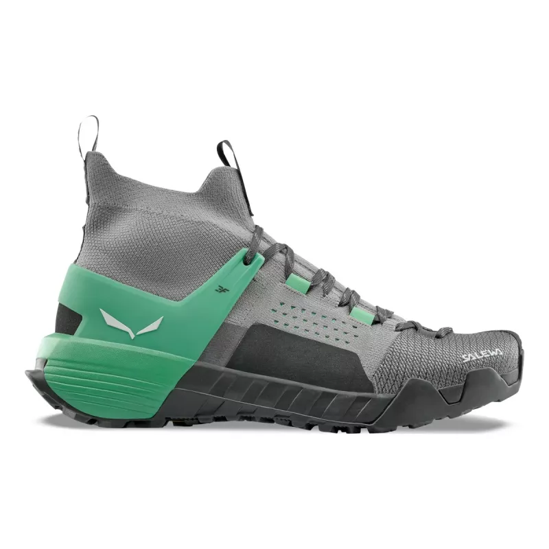 SALEWA topánky Wildfire NXT Knit dámske Alloy/Green UK5