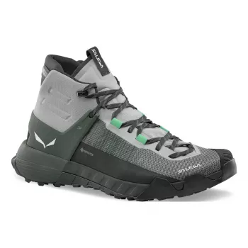 Salewa Wildfire NXT Mid GTX turistické topánky - Alloy/Dark Olive - UK 11,5 (EU 46,5)