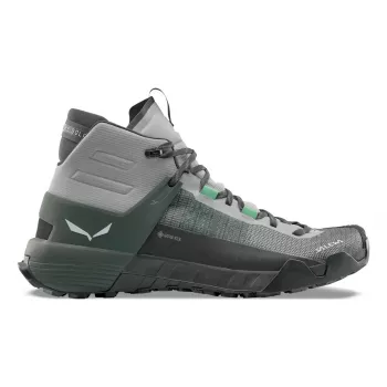 Salewa Wildfire NXT Mid GTX turistické topánky - Alloy/Dark Olive - UK 11,5 (EU 46,5)