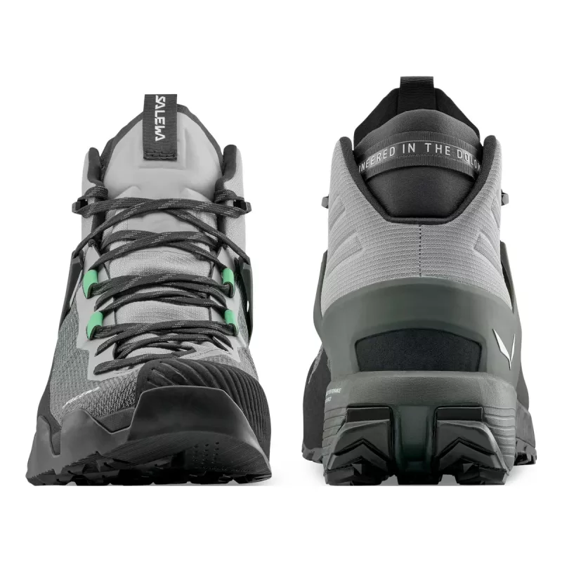 Salewa Wildfire NXT Mid GTX turistické topánky - Alloy/Dark Olive - UK 11,5 (EU 46,5)