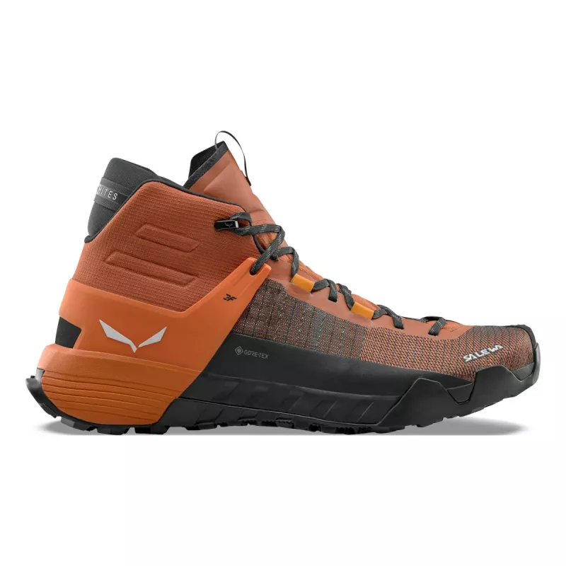 Salewa Wildfire NXT Mid GTX turistické topánky - Bombay Brown/Turmeric - UK 7,5 (EU 41)